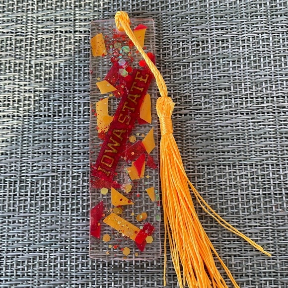 Handmade Festive Iowa State Bookmark Size Small - Picture 5 of 8
